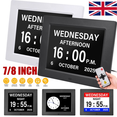 Digital alarm clock calendar - digital,