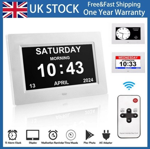 Dementia digital clock with - digital,