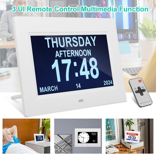 Digital alarm clock calendar - clock,