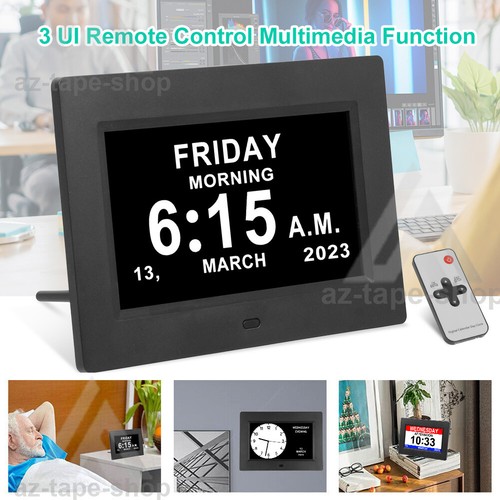 Dementia digital clock - dementia, with