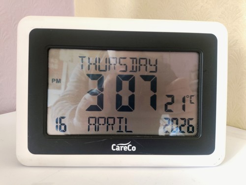 Careco clear display lcd clock - lcd,