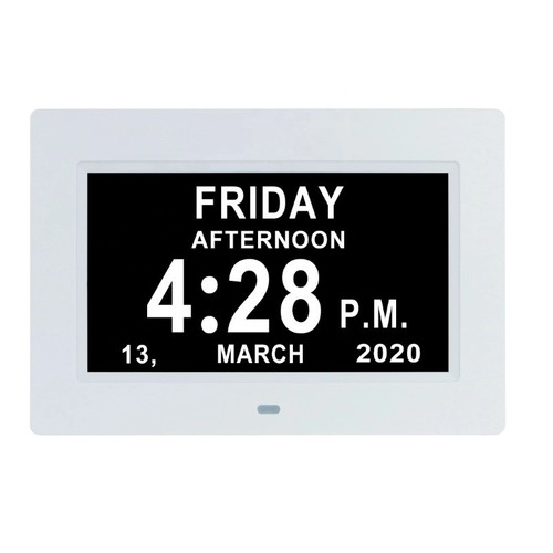 Digital alarm clock - alarm, calendar