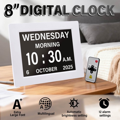 Digital alarm clock - digital,