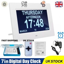 Dementia Digital Clock 7"