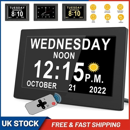 Digital alarm clock calendar - clock,
