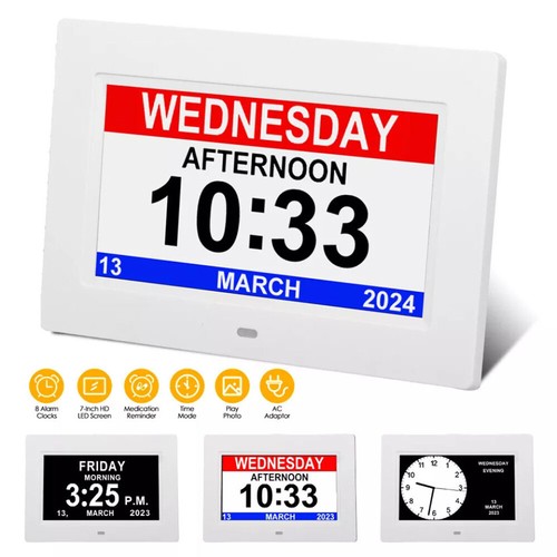 Digital alarm clock - alarm, calendar