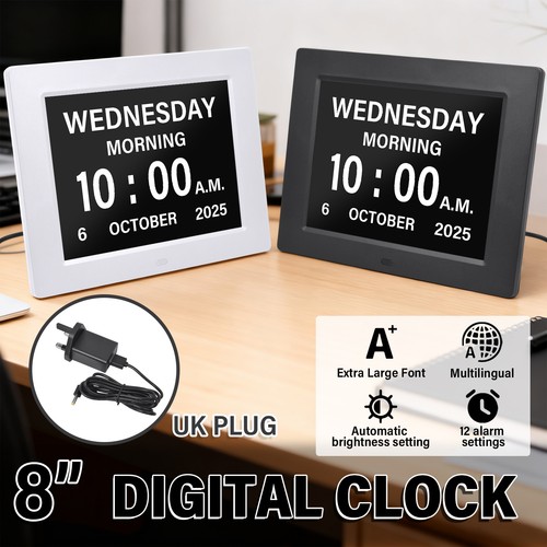 Digital alarm clock calendar - alarm,