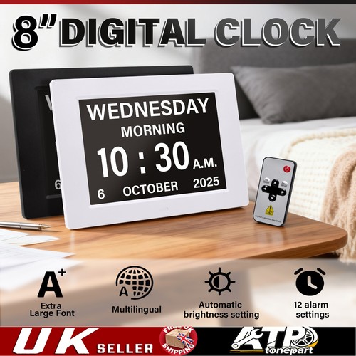 Digital alarm clock - digital, calendar