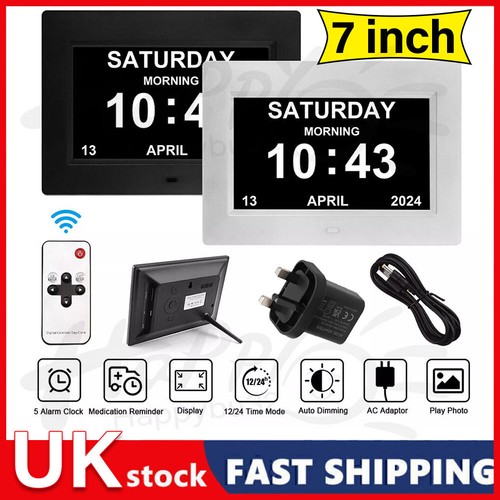 Dementia digital clock with - dementia,