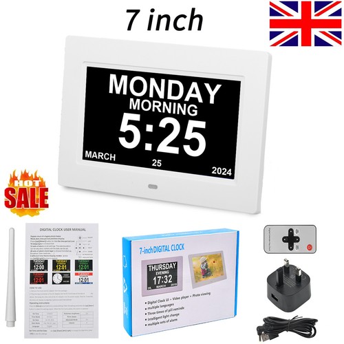 Digital alarm clock calendar - digital,