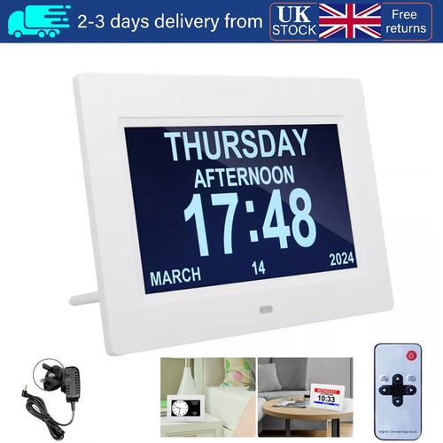 Dementia digital clock with - digital,